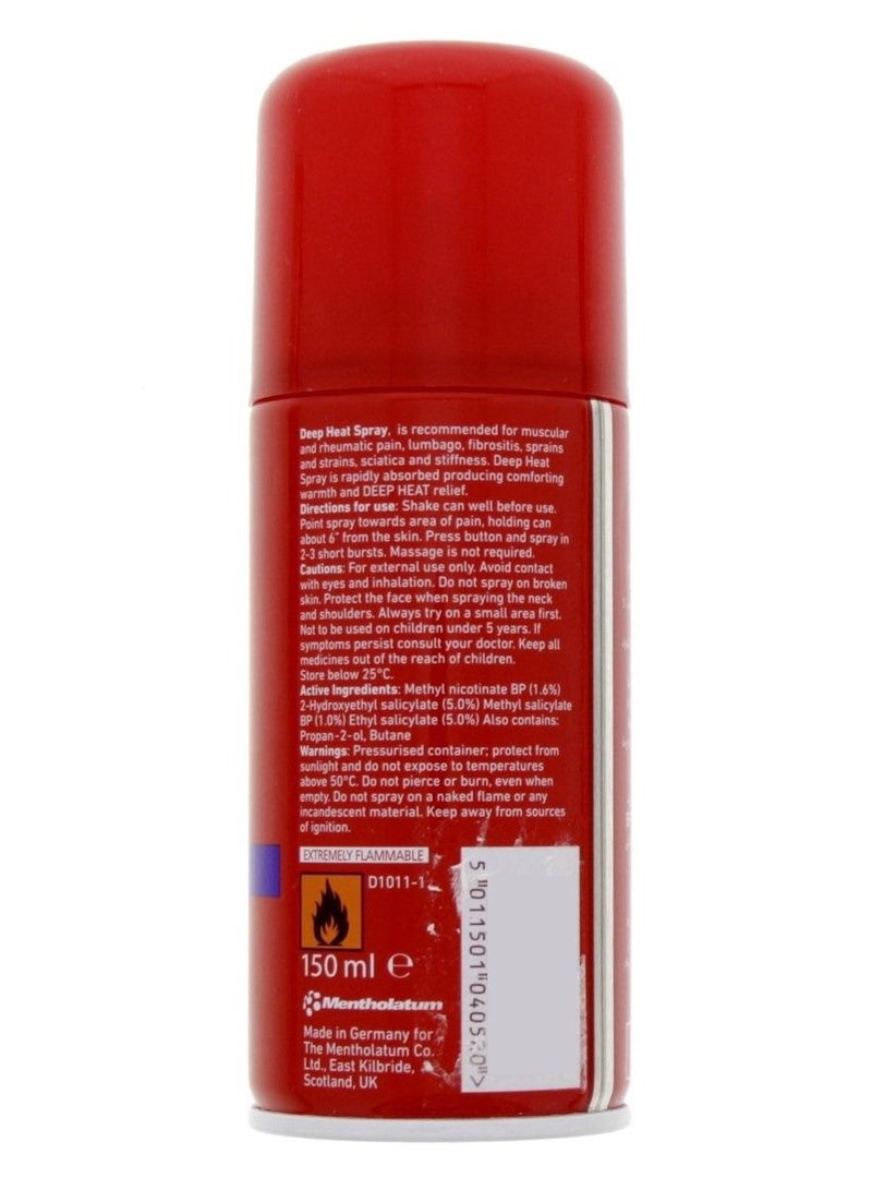 DEEP HEAT Fast Relief Spray 150 ML - Image 2