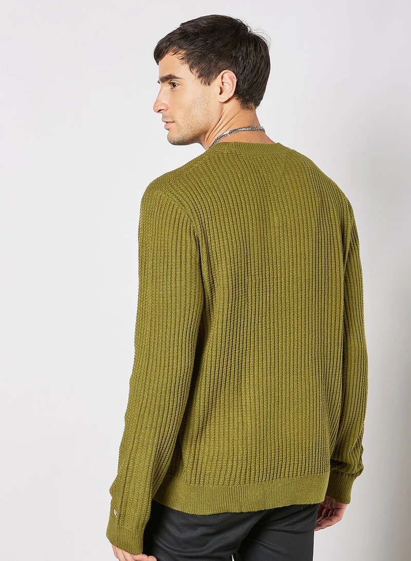TOMMY JEANS Logo Crew Neck Sweater