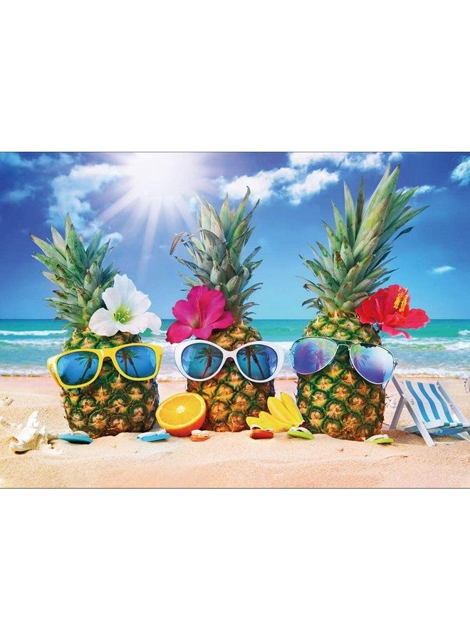 فانغوي خلفية تصوير شاطئ صيفية مقاس 7X5 أقدام، شاطئ البحر في هاواي، خلفية حفلة ألوها لوآو، أناناس، موضوع هاواي، لافتة حفلة عيد ميلاد، لوازم تزيين كشك الصور - Image 5