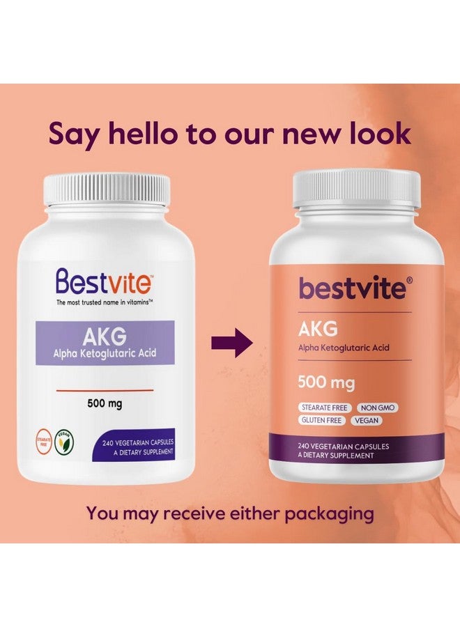 BESTVITE AKG (Alpha Ketoglutaric Acid) 1000mg per Serving (240 Vegetarian Capsules) - No Stearates - Vegan - Non GMO - Gluten Free - AKG Supplement - Image 3