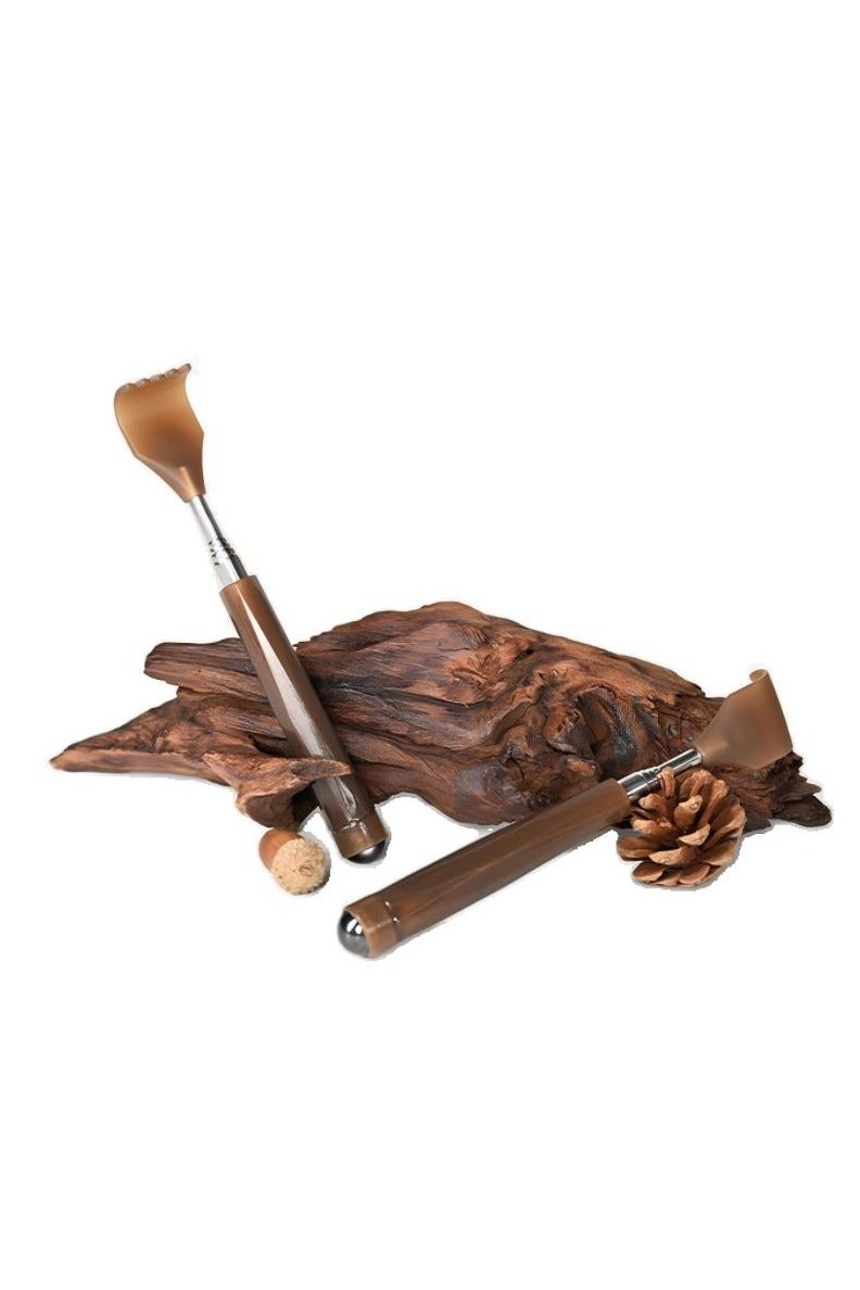 1 piece Telescopic Back Scratcher with Roller Ball Massager - Portable Body Scratcher Tool - Image 1