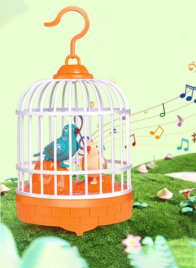 Bird Toys Hanging Singing Bird chirping and real time talk recording Toy, birdcage toys - Image 4