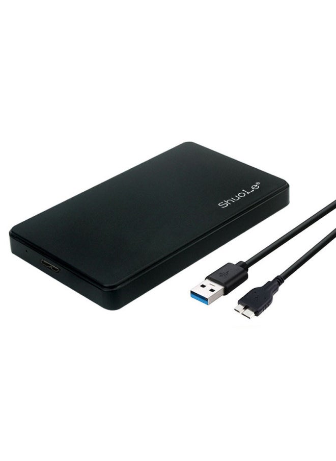 Generic ShuoLe ShuoLe 2.5 "sata Serial USB3.0 High Speed Interface Hard Disk Box SSD External Mobile Hard Disk Box-Color:SL-U25Q7M30 Black  - Image 3