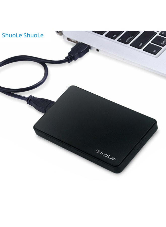 Generic ShuoLe ShuoLe 2.5 "sata Serial USB3.0 High Speed Interface Hard Disk Box SSD External Mobile Hard Disk Box-Color:SL-U25Q7M30 Black  - Image 2