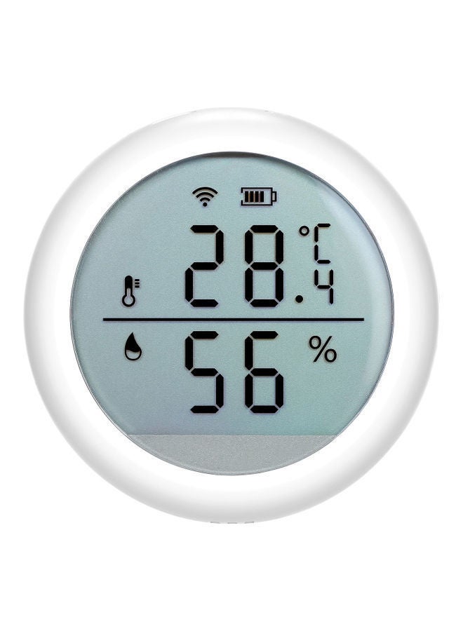NIBEMINENT Wireless Thermometer Hygrometer White 6.20X5.00X6.20cm - Image 1