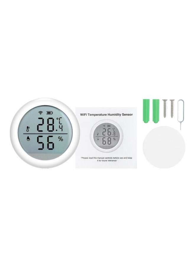 NIBEMINENT Wireless Thermometer Hygrometer White 6.20X5.00X6.20cm - Image 2