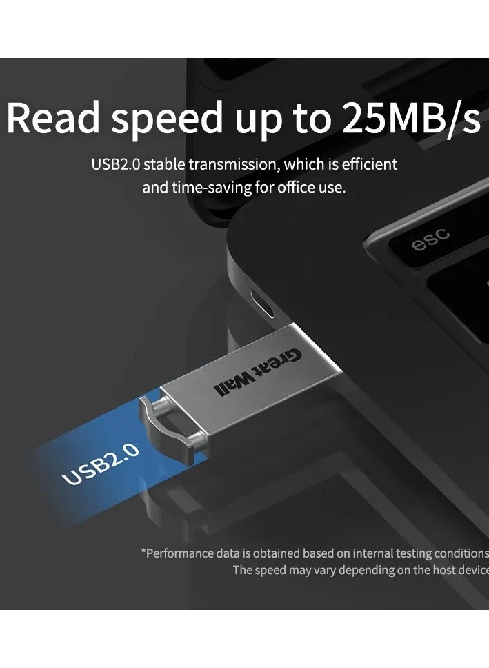 Great Wall High-Speed Great Wall USB Flash Drive 2.0 – 8GB Memory Stick for PC, Laptop, Dash Cam, Digital Players, File Transfer, Backup & Gift Use  - Image 3
