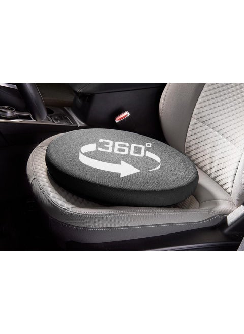 Anjum Swivel Cushion with Supportive Memory Foam Gel Car Seat Cushion for Long Time Sitting Portable Rotating Seat cuhsion for Home Stool Office Chair car seat