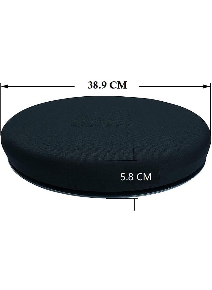 Anjum Swivel Cushion with Supportive Memory Foam Gel Car Seat Cushion for Long Time Sitting Portable Rotating Seat cuhsion for Home Stool Office Chair car seat