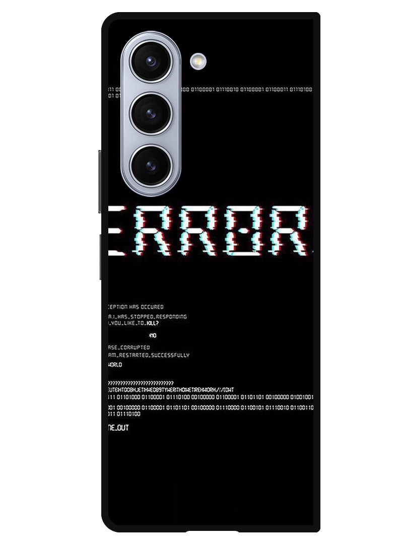 Theodor Protective Case Anti Scratch Shock Proof Bumper Cover For Samsung Galaxy Z Fold 5 Error - Image 1