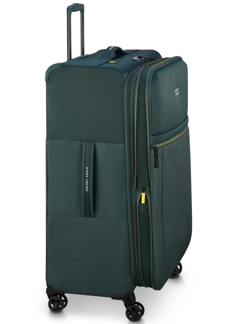 DELSEY Paris  brochant 3.0, 78 cm 4-double wheeled softcase expandable check-in luggage trolley case - pine  | Best Price UAE