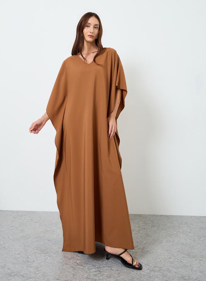Take Two Women V Neck Maxi Kaftan Dress - Image 2