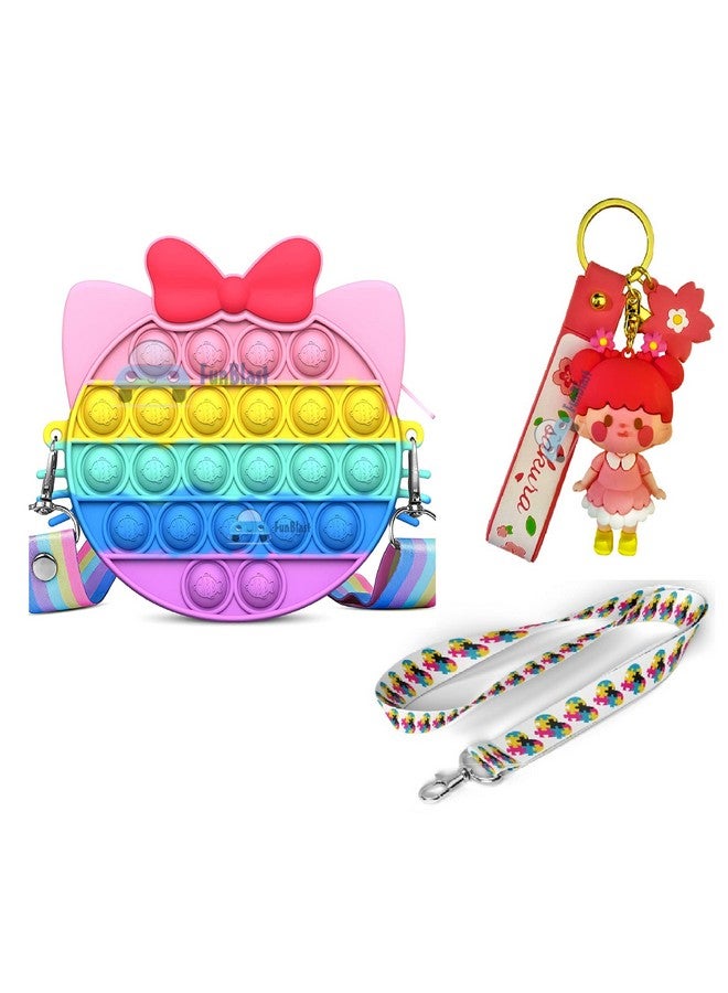 فنبلاست حقيبة يد "بوب إت" من فن بلاست - حقيبة كروس بودي "بوب إت" للأطفال، محفظة "بوب إت" للبنات، هدية عيد ميلاد للبنات، ألعاب للبنات، لعبة "بوب إت"، حقيبة للبنات، ألعاب للبنات (متعددة الألوان) - Image 1