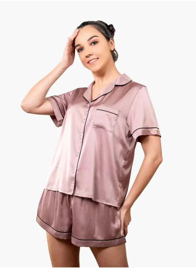 أدريا Ss Classic Short Pj Set For Female