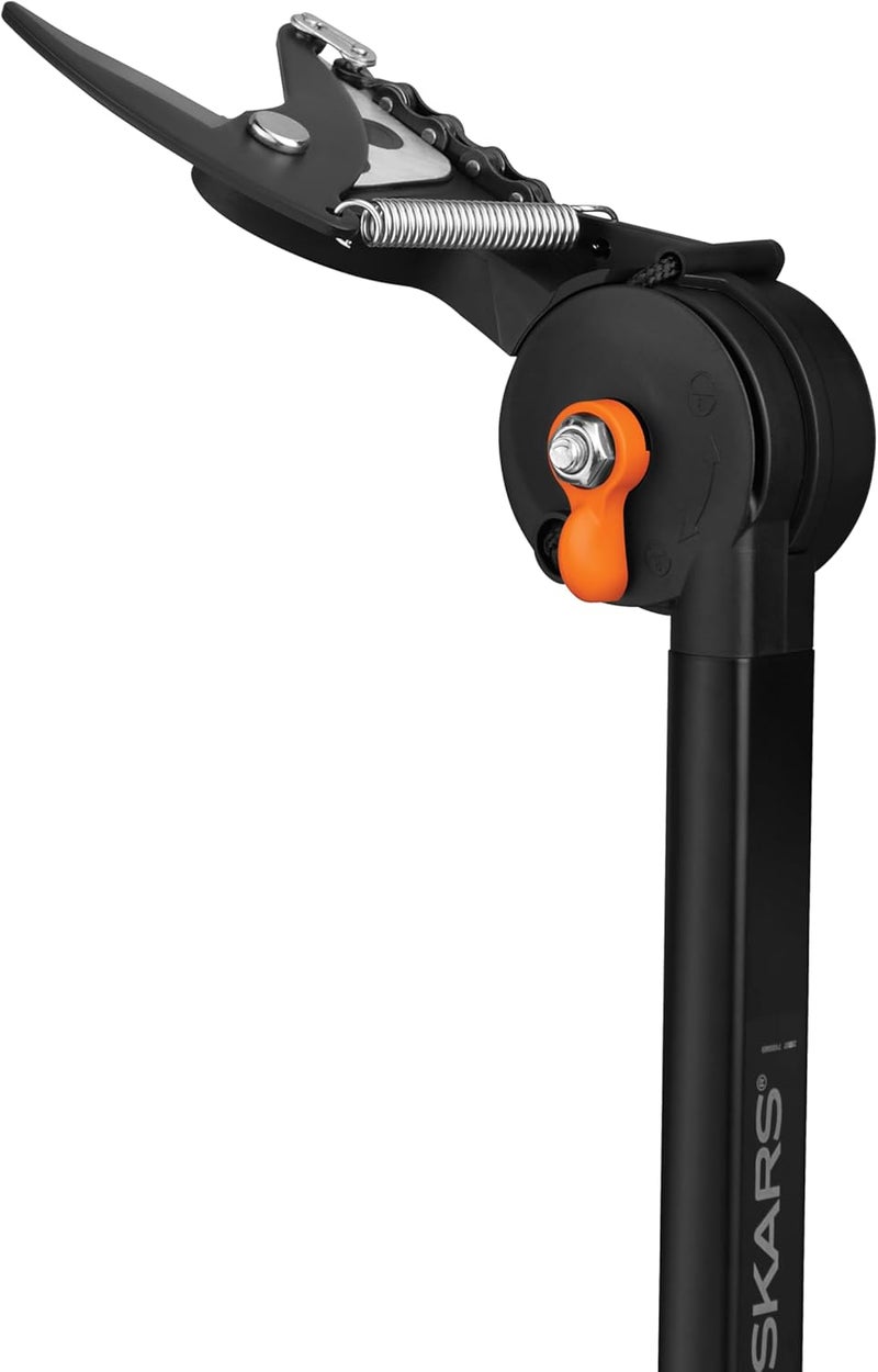 Fiskars 5ft Ropeless Tree Trimmer with Rotating Head, Long Handle Stik Pruner, Branch Cutter to Prune High Branches or Low Shrubs, Garden and Yard Tools - Image 4