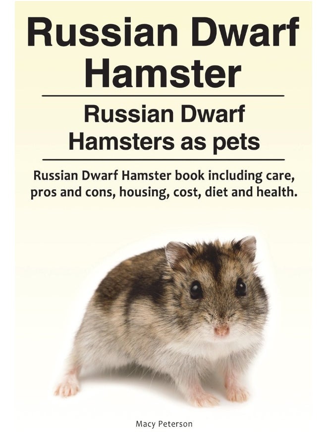 null - Zoodoo Publishing Russian Dwarf Hamster . s as pets.. book including care, pros and cons, housing, cost, diet and health. - Image 1