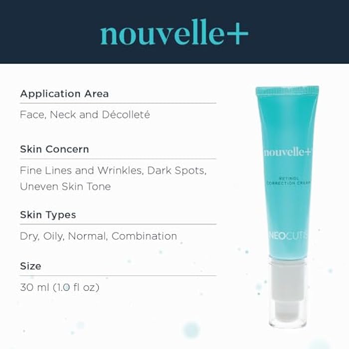 NEOCUTIS Nouvelle+ Retinol Correction Cream - Anti-Wrinkle and Dark Spots - 30mL - Image 3