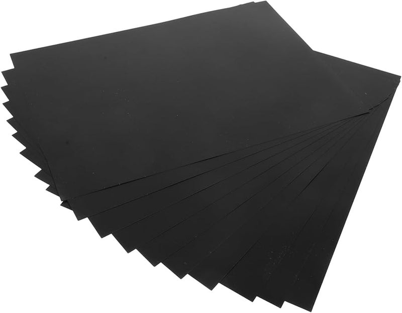 ألواح فيلم PVC غير لامع 10 قطع مقاس 8 × 10 بوصة إدراجات إطار صور بلاستيكية صلبة - Image 1