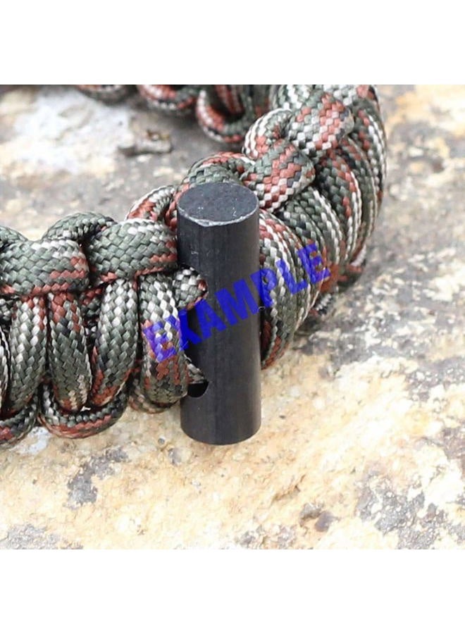bayite Small Ferro Rod Survival Drilled Flint Fire Starter with Toggle Hole for Paracord Bracelet Necklace 1 Inch Pack of 6 - Image 5