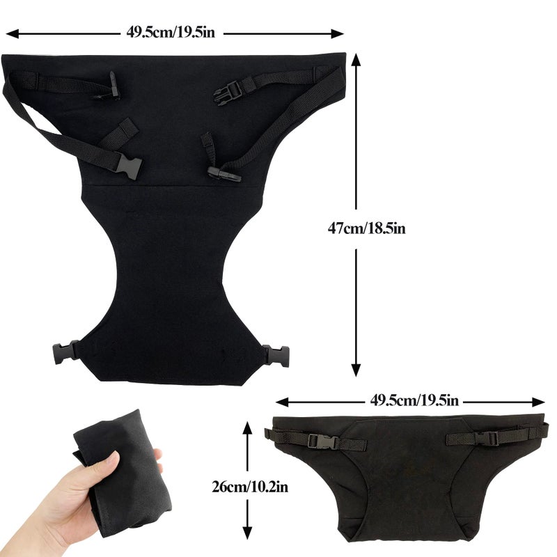 MISSEIAR Baby Harness Seat for High Chair, Portable Feeding Seat Belt with Strap Toddler Safety Seat Belt Foldable Baby Booster Harness Belt for Restaurant Shopping Cart Travel - Image 5