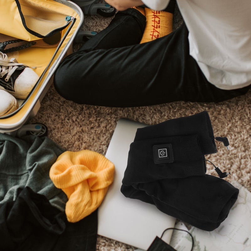 2 Pairs of Electric Socks with Battery Box Thermal Socks Thick Cotton Socks - Image 5
