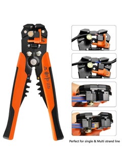 Wire Stripper & Cutter, 5 in 1 Self-Adjusting Automatic Striping Cutting Crimper Pliers Tool - Orange - pzsku/Z63E9485E7E2928A63CAFZ/45/_/1703514805/b771b89c-9ecb-4ef8-840b-2df779f786d2