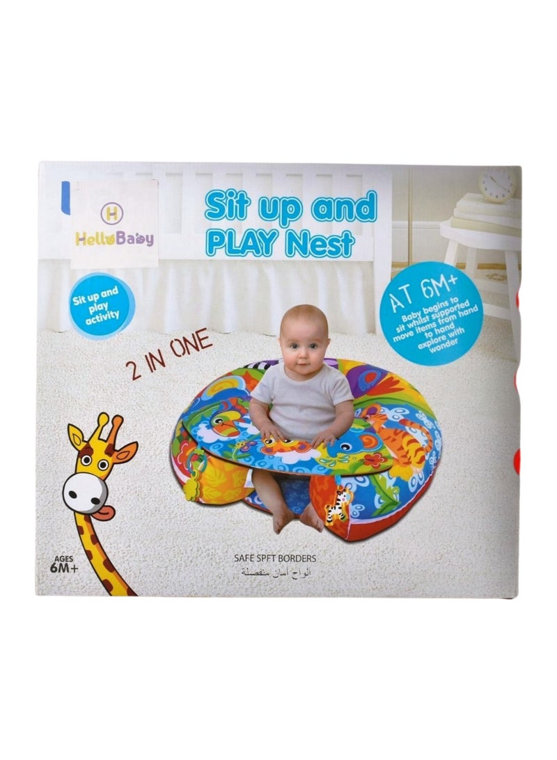 HELLO BABY 2 In 1 Sit Up and Play Activity Nest