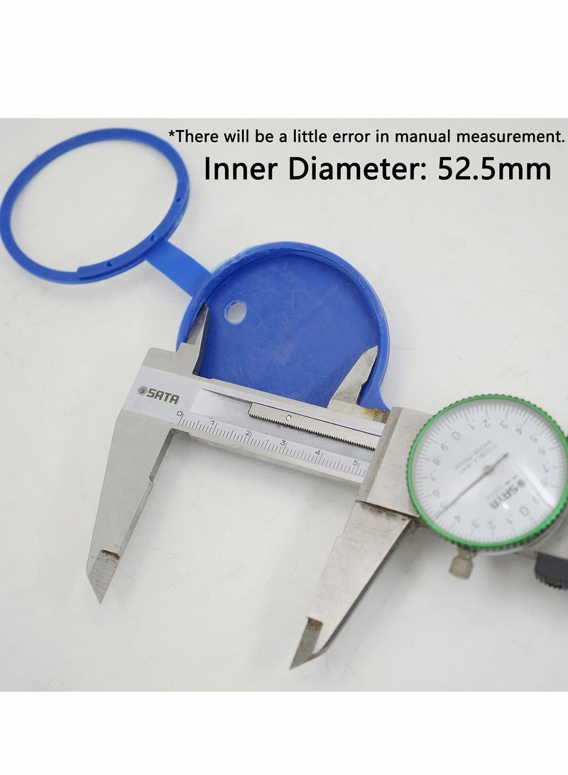 Windscreen Washer Wiper Fluid Reservoir Tank Bottle Cap, Replacement for Ford Focus for Citroen C5 C6 for Peugeot 407 5008 Exact Fit, Cap Inner Diameter 52.5mm (2-1/16 inch), 1 Pack - Image 4