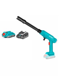 TOTAL Total 20V Pressure Washer with Auto Start/Stop Function - Includes 2-Pattern Spray Gun, Foam Producer, Water Inlet Hose, Battery & Charger - Max Pressure 24.5 Bar, Max Flow 2.5L/min  - Image 2