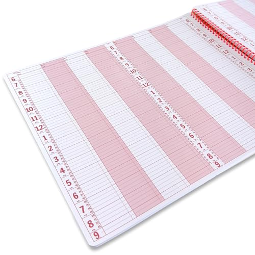 Portage Business Appointment Book and Daily Planner – Undated Appointment Book, Hourly Planner in 15 Minute Intervals, Durable With Extra Thick Cover, Spiral Bound With Rounded Pages – 41 x 35 - Image 1