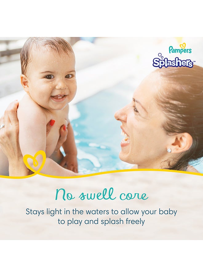 بامبرز حفاضات سبلاشرز سروال سباحة ، بمقاس ٤-٥ ، ٩-١٥ كجم ، عبوة محموله ، ١١ حفاضة - Image 5