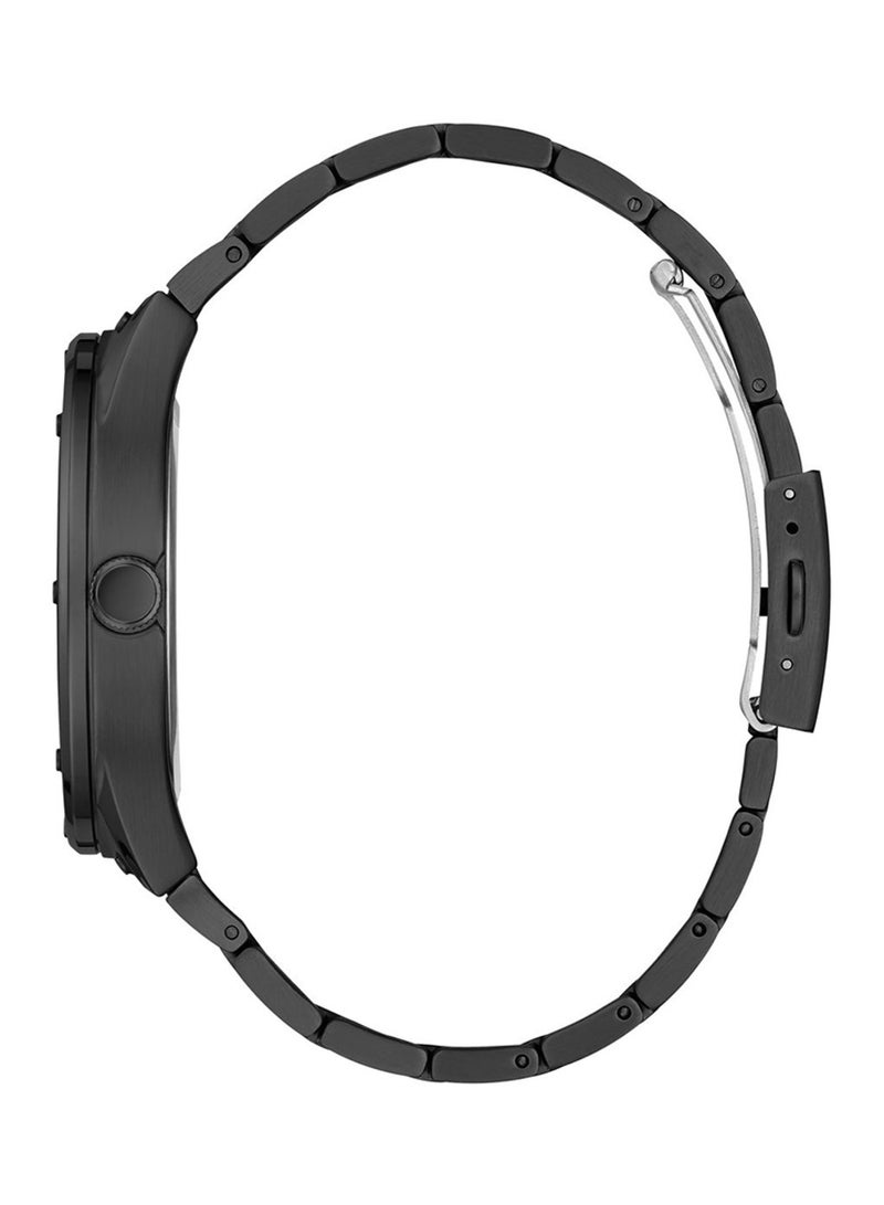 GUESS Scope Men's Analogue Multi Function Stainless Steel Watch GW0454G3 - 44mm - Black - Image 3