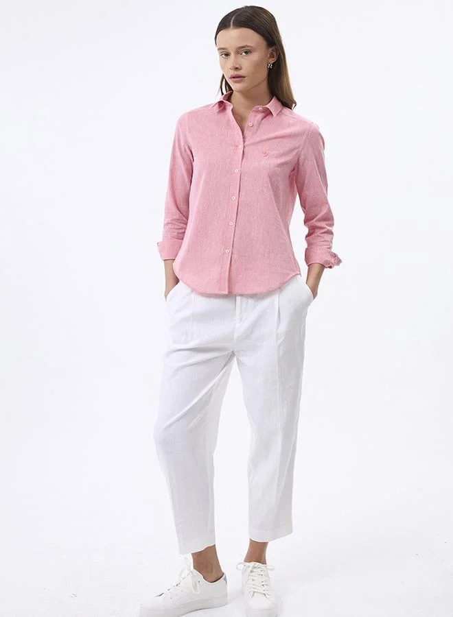 Felix Hardy Linen Blended Shirt for Women