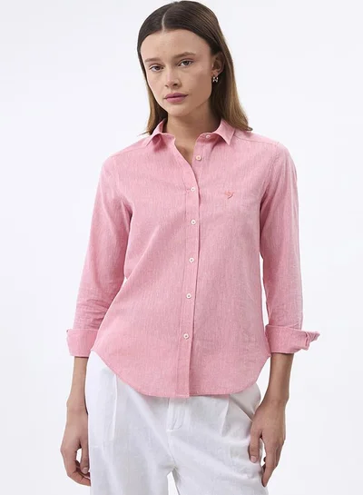 FELIX HARDY Linen Blended Shirt for Women