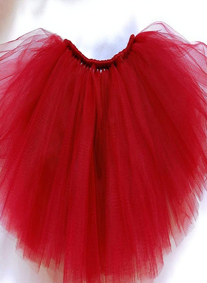 HIBA Tutu Skirt for New Born Baby Girl for Photography 12-18 Months Red Colour - Image 1