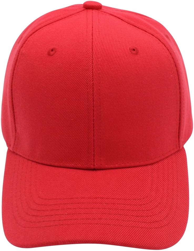 Top Level Baseball Cap Men Women - Classic Adjustable Plain Hat - Image 2