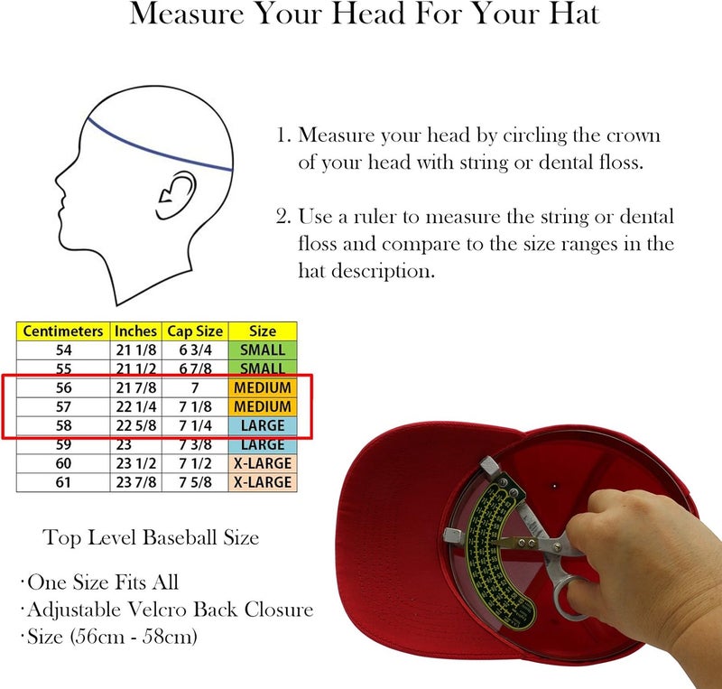 Top Level Baseball Cap Men Women - Classic Adjustable Plain Hat - Image 4