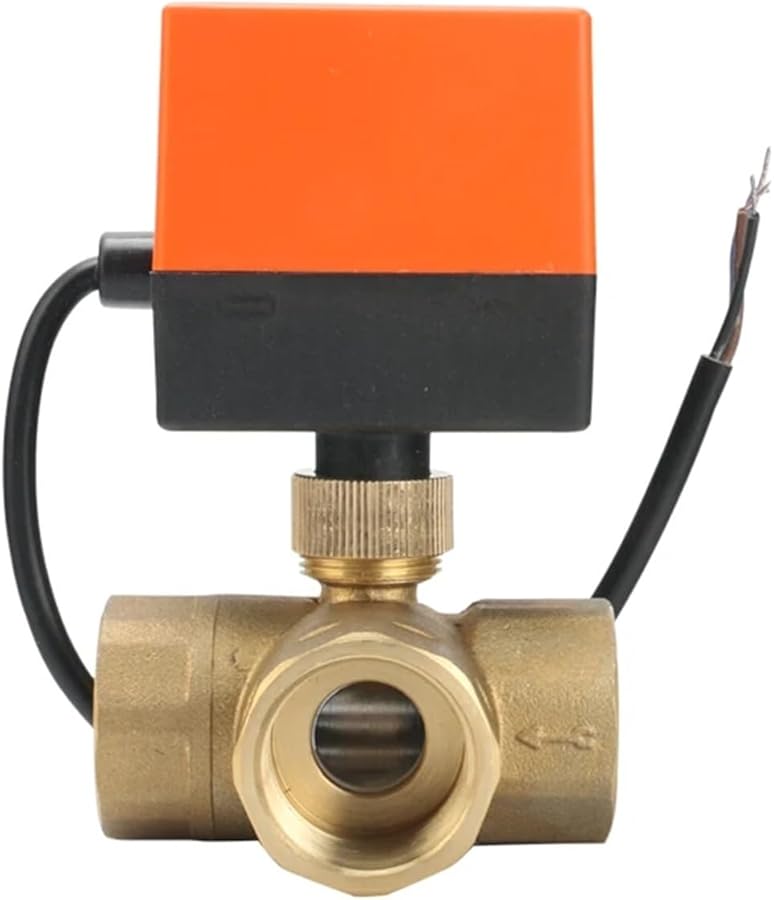 1 1 4 Inch 24VDC Three Way Motorized Brass Electric Ball Valve 12V 220V 2 Wire Control - Image 5