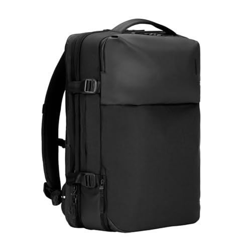 Incase A.R.C. Travel Backpack 38L – Expandable Carry On Luggage, Fits up to 17" Laptop – Butterfly Opening, Quick Access Pocket, Shoe Storage – Airplane Travel Essentials, Weekend Bag – Black - Image 2
