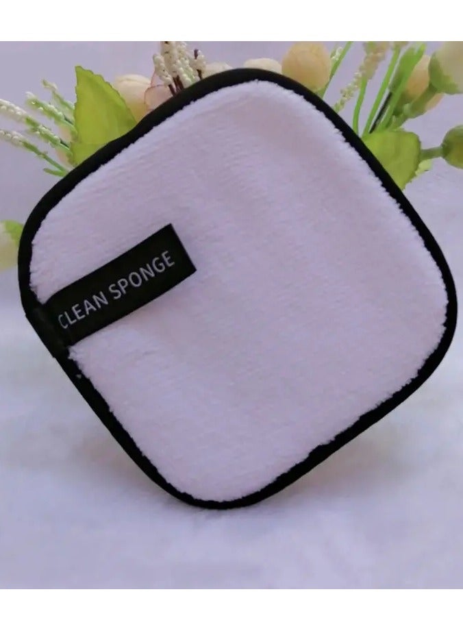 Generic Reusable Makeup Remover Pads Soft Facial Cleansing Cloths Washble Square Ideal For Daily Use - Image 1