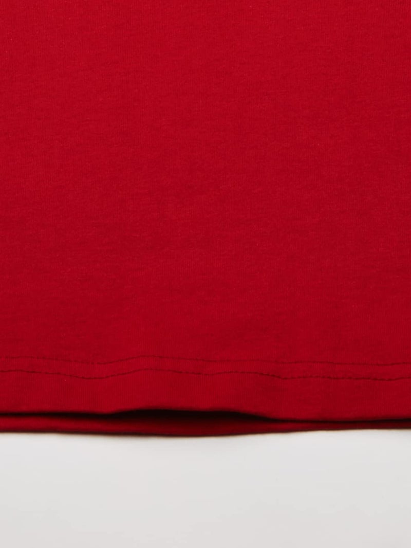 Dickies Men's Heavyweight Crew Neck Short Sleeve Tee Big, English Red, X-Large Tall - Image 3