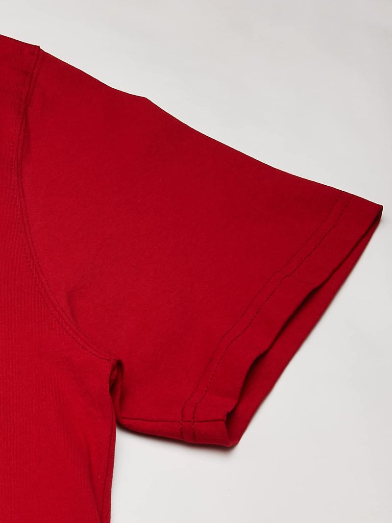 Dickies Men's Heavyweight Crew Neck Short Sleeve Tee Big, English Red, X-Large Tall - Image 4