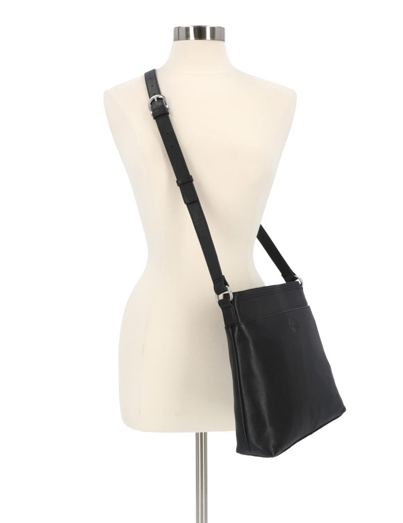 Timberland Womens Large Leather Crossbody Purse Shoulder Bag - Image 4