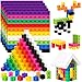 Jenaai 1000 Pieces Linking Counting Cubes Plastic Counting Blocks Colorful Math Cubes Math Manipulatives Classroom Learning Supplies for Preschool Activities Boys GirlsClassic Style - Image 3