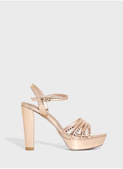 Ella Limited Edition Embellished Platform Block Heel Sandal  - Image 1