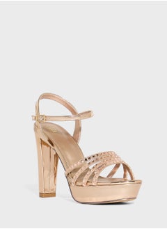 Ella Limited Edition Embellished Platform Block Heel Sandal  - Image 2