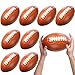 Blulu 8 Pcs Foam Football 7 Inch Easy Grip Small Soft Football Foam Toys Party Favors for Christmas Xmas Birthday Gifts Soccer Themed Party Supplies - Image 2