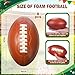 Blulu 8 Pcs Foam Football 7 Inch Easy Grip Small Soft Football Foam Toys Party Favors for Christmas Xmas Birthday Gifts Soccer Themed Party Supplies - Image 4