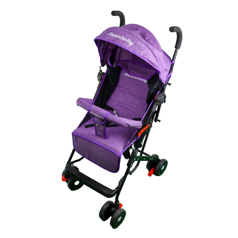Stroller Baby Multi Position Purple - 608A - Image 3