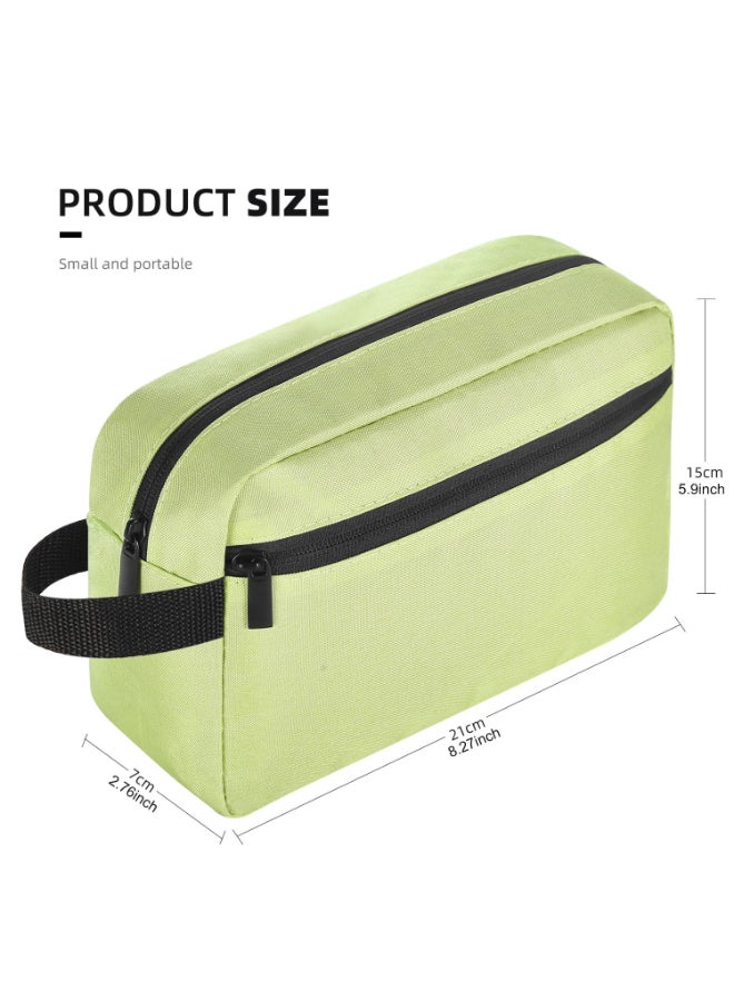 Icramsy Travel Toiletry bag Toiletry bag for women men Hanging Cosmetic bag Travel accessories for Women Men Grass green - Image 4